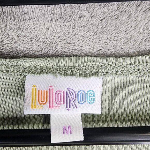 Women's Light Green LuLaRoe Sleeveless Open Front Duster Cardigan Vest Size M - Picture 7 of 13